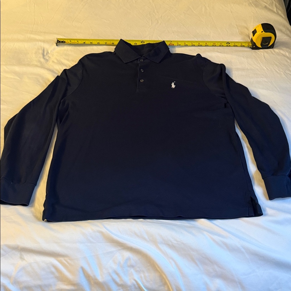 Polo by Ralph Lauren Navy Long Sleeve Polo